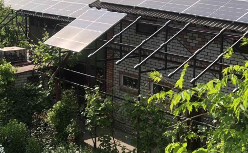 Сонячну Електростанцію Будинок Дача