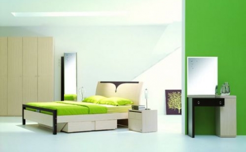 Дизайн спальни в стиле хай-тек