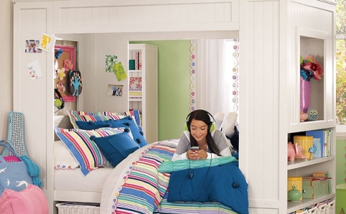Детская комната для девочки-подростка или дизайн интерьера девичьей