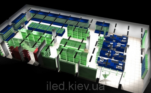 Реализуем проект освещения для крупного ритейла