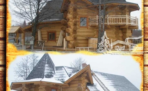 Предлагаем построить рубленый дом канадской рубки 170 м² в Крыму
