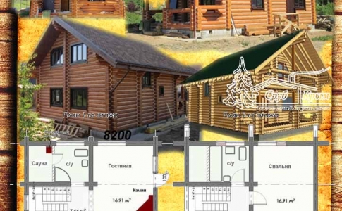 Возведем коттедж из сруба оцилиндрованного 170 м² в Крыму