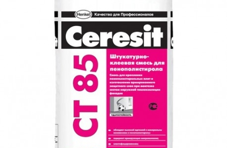 Теплоизоляции при помощи Ceresit СТ 85