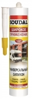 Soudal Герметик силиконовый универсальный белый 300мл всего за 56.95 грн (старая цена - 79.73 грн).