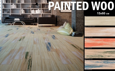 Painted Wood.