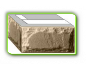 Теплоефективний тришаровий стіновий блок зовнішній
