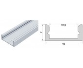 Профиль для светодиодной ленты накладной  ЛП-7