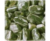 Мраморный зеленый камень  300-500 мм