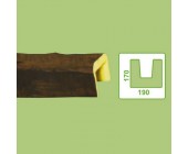 Балка декоративная DecoWood EQ004 темная 4м