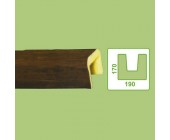 Балка декоративная DecoWood ED104 темная 3м