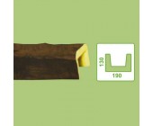 Балка декоративная DecoWood EQ005 темная 3м