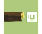 Балка декоративная DecoWood EQ006 темная 4м
