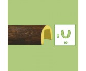 Балка декоративная DecoWood EF207 темная 4м