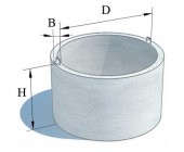 Бетонные кольца диаметр 1м, 1,5м купить в Николаев