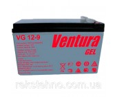 Гелевый аккумулятор 9Ач Ventura VG 12-9 Gel