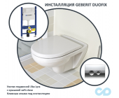 Инсталляция Geberit Duofix с унитазом Jika Lyra 8