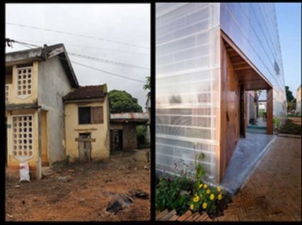 До и после реконструкции дома