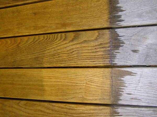 Уход и обновление деревянных террас с маслом Pullex Bodenol